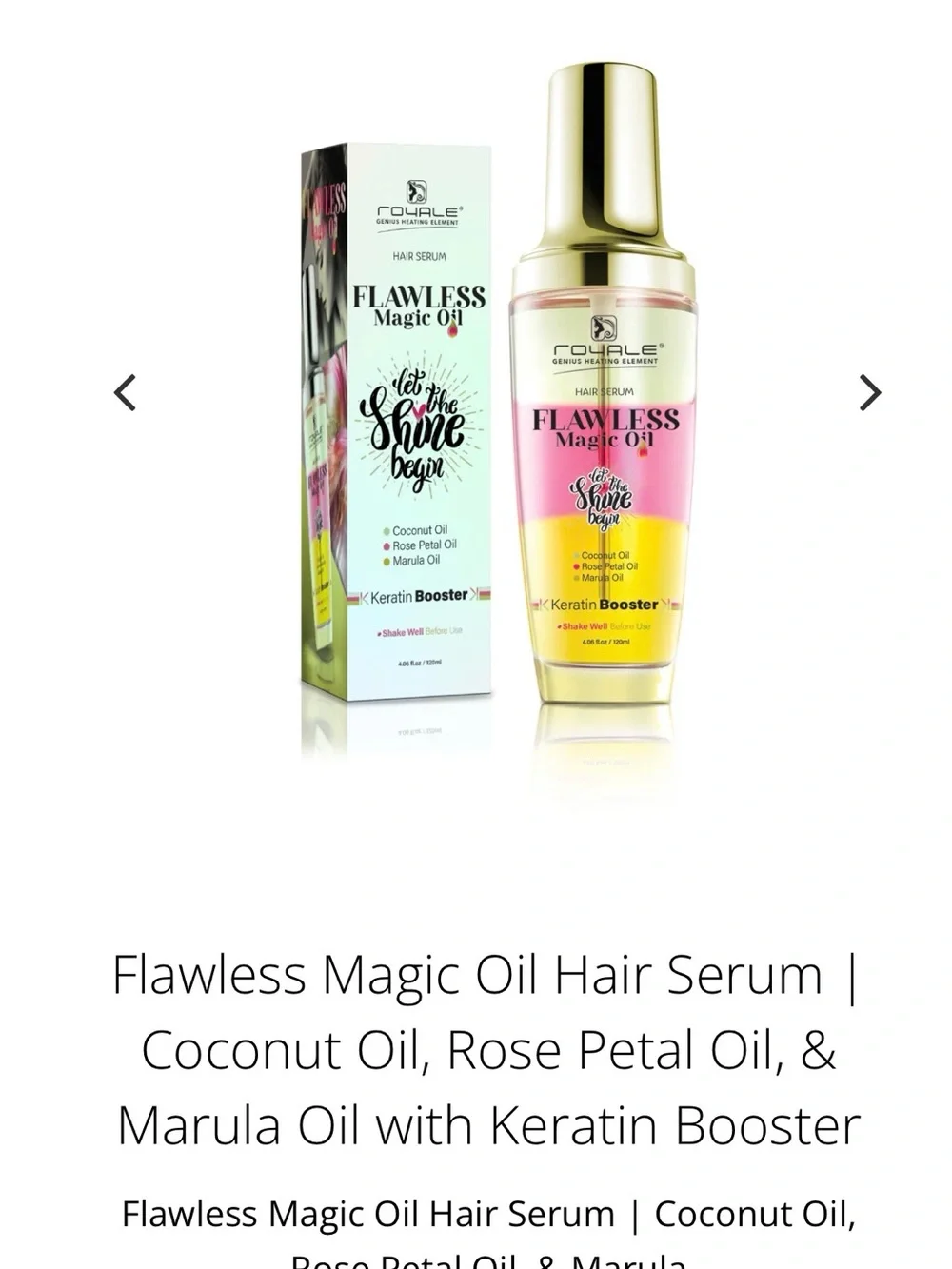 Flawless Magic Oil Hair Serum - Mint